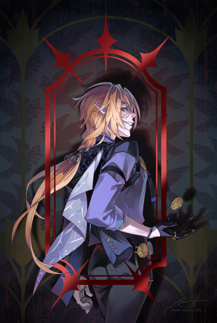 Von Lycaon Foil Print