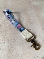 Load image into Gallery viewer, Hydrangea Stamps Wrist Lanyard
