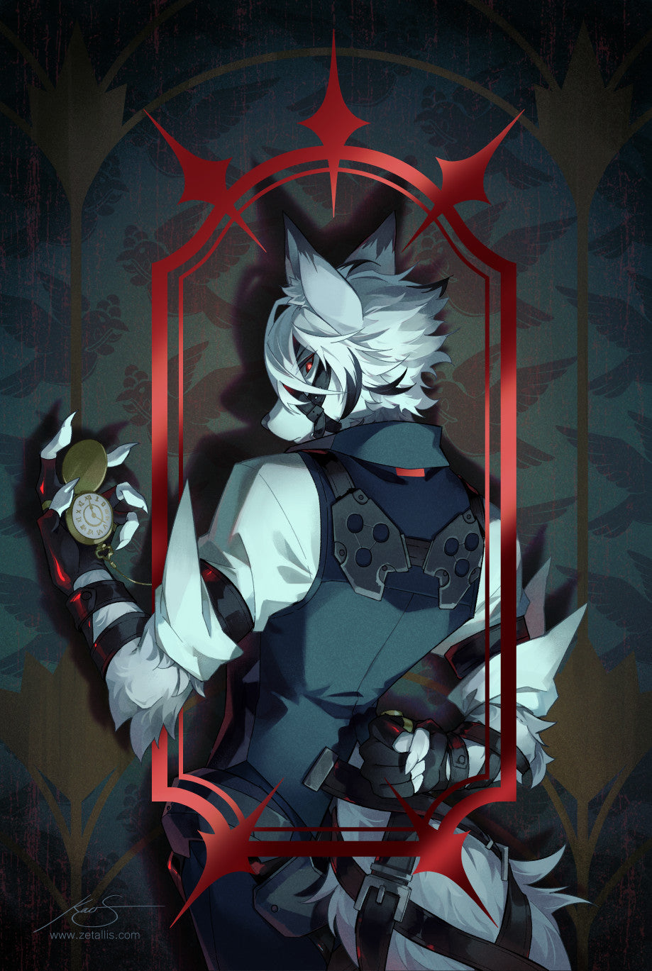 Von Lycaon Foil Print