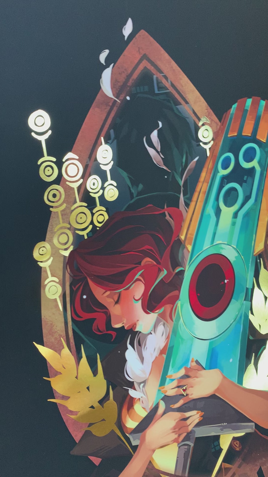 Transistor: Like It's Written in the Stars Foil Print