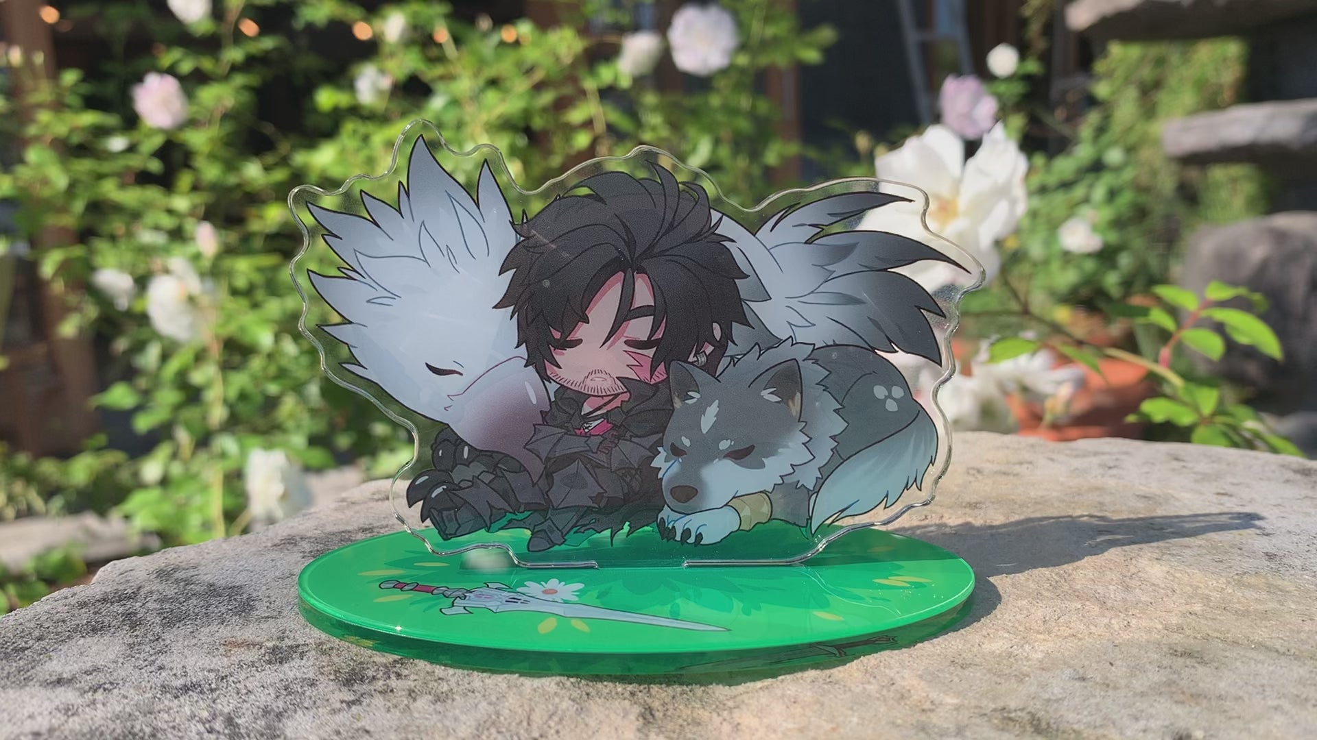 PREORDER FFXVI Clive Resting Acrylic Standee