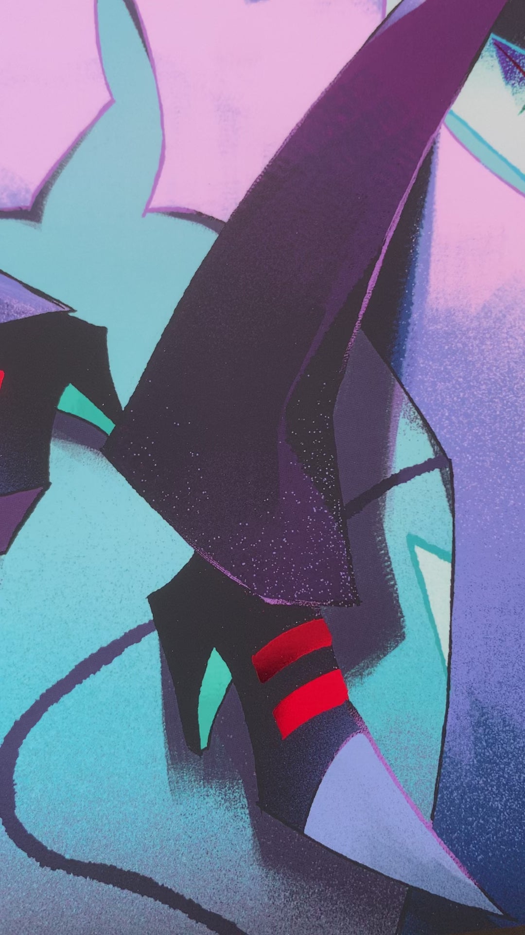 Hazbin Hotel: Vox Foil Print – zetallis