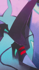 Load and play video in Gallery viewer, Hazbin Hotel: Vox Foil Print
