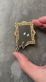 Load and play video in Gallery viewer, Haunted Portraits Enamel Pin

