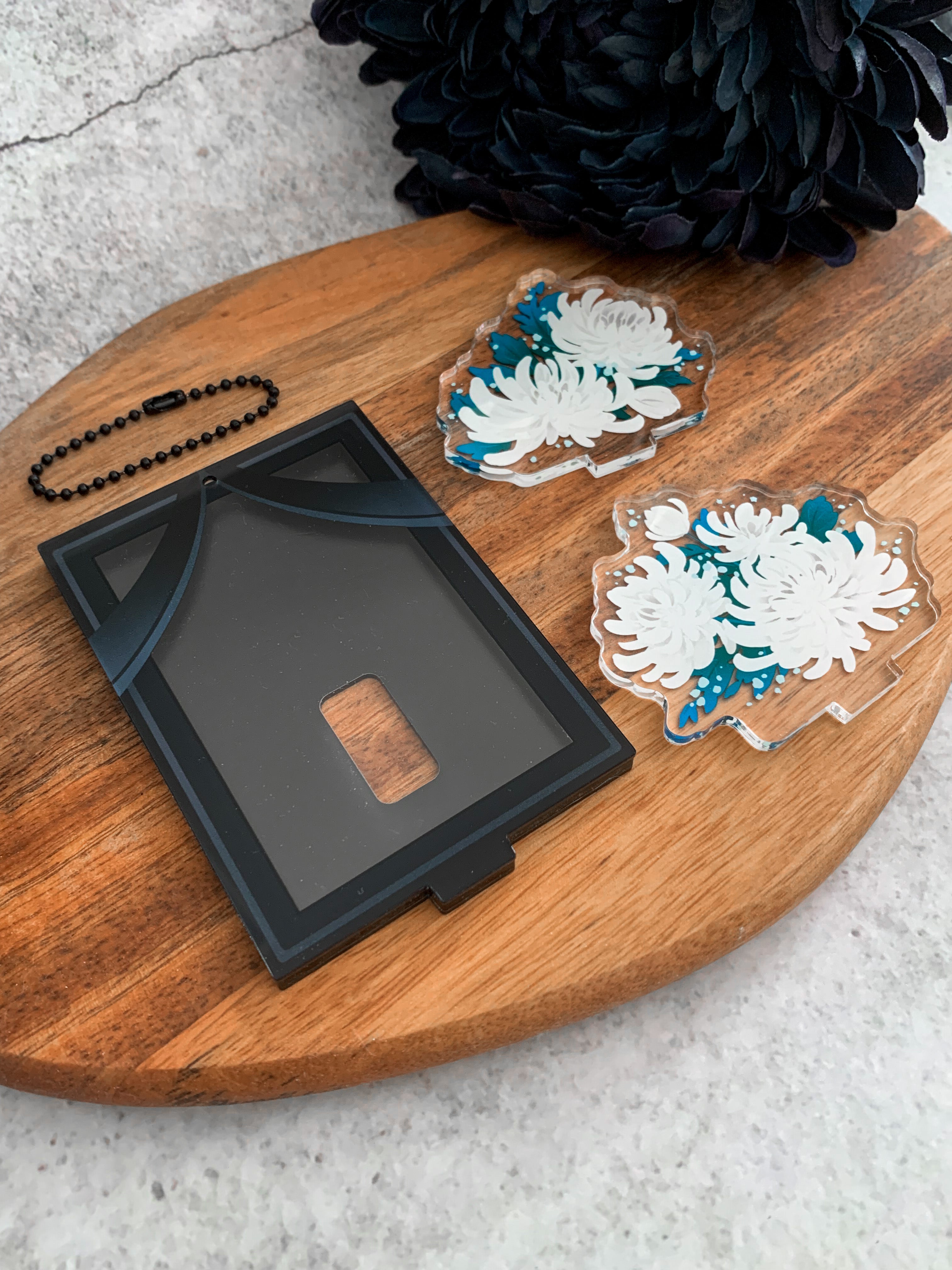 Funeral Frame Card Holder Standee Charm