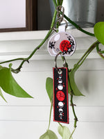 Load image into Gallery viewer, Moon Wind Chime Tag Keychain
