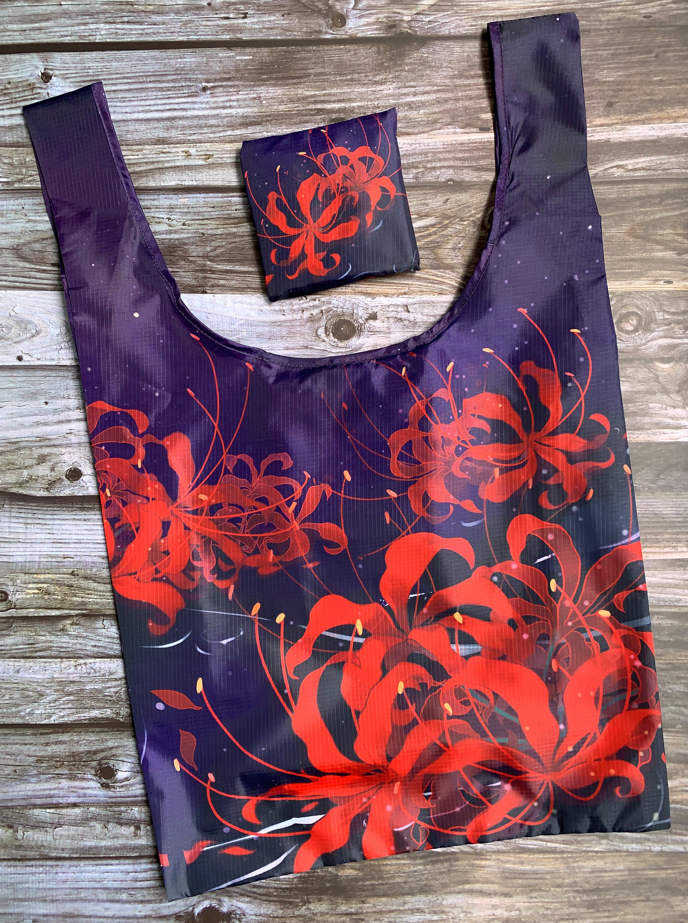Spider Lilies Reusable Bag
