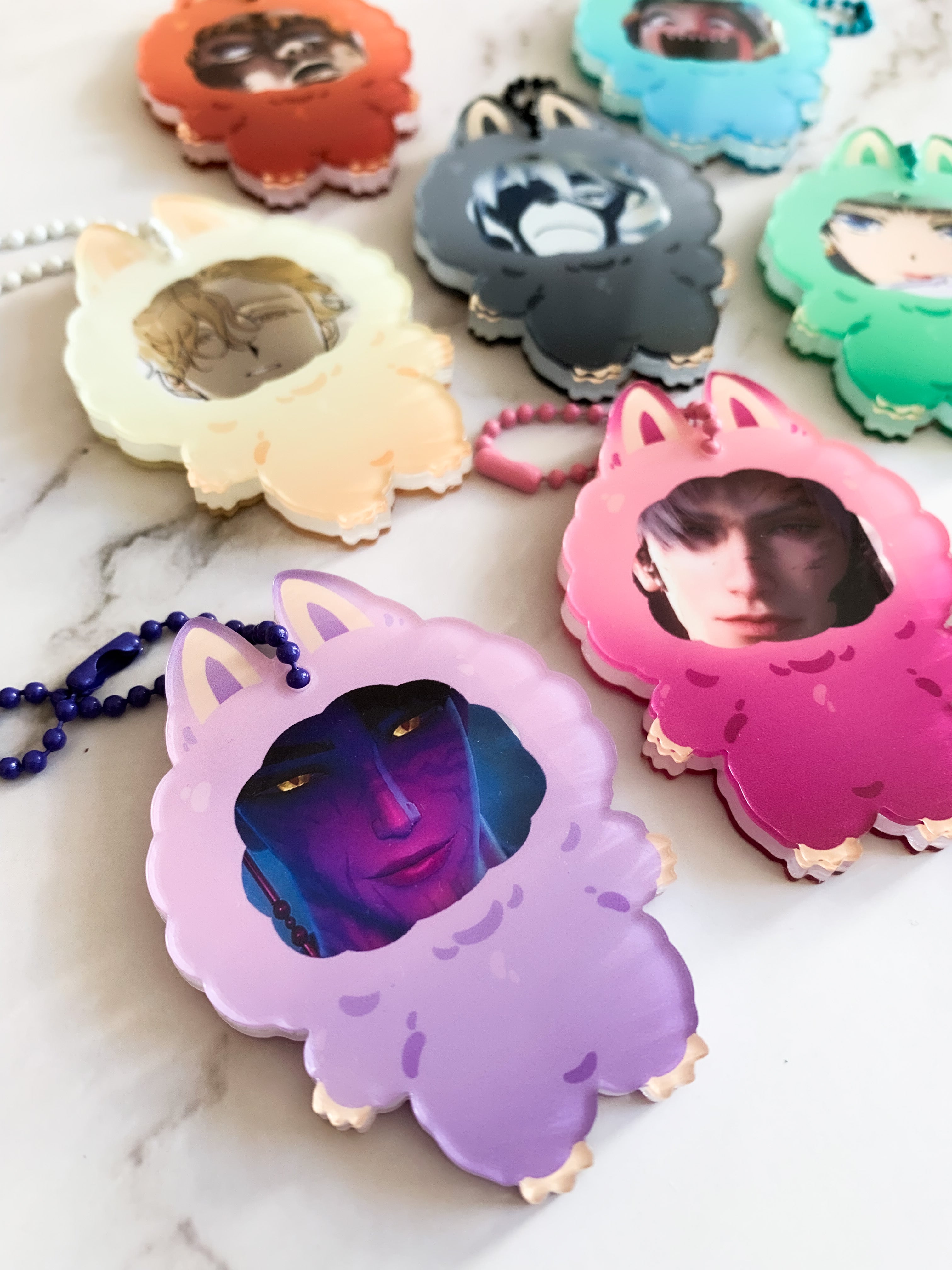 LaBlorbo Photo Card Holder Charm