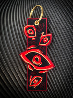 Load image into Gallery viewer, Eyes Tag Keychain
