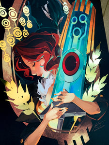 Transistor: Like It's Written in the Stars Foil Print