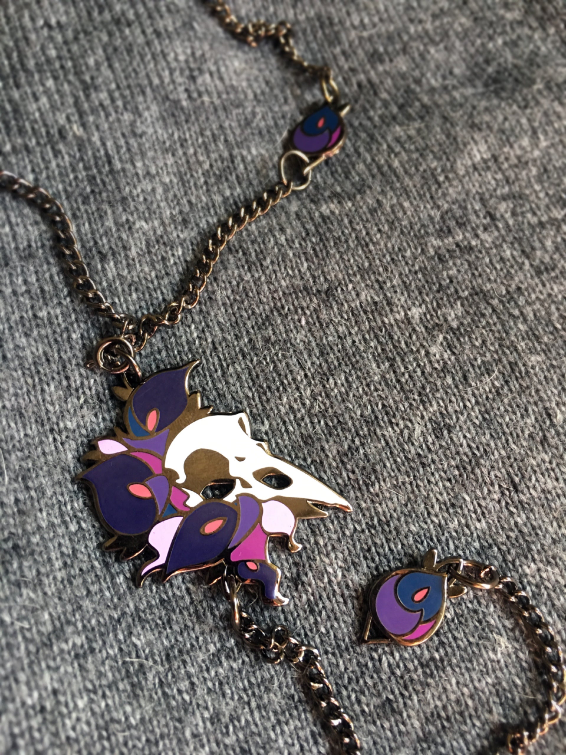 Calla Lilies Raven -Black Edition- Necklace