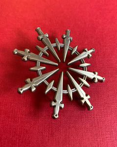 Ring of Daggers Enamel Pin