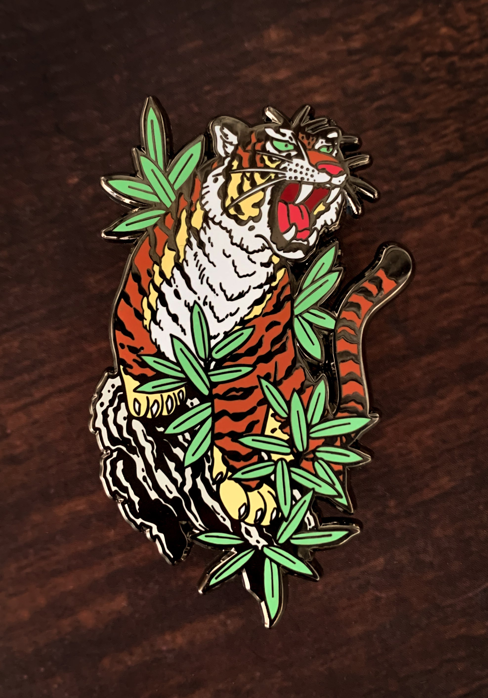 Yakuza Tiger of Tojo Enamel Pin