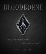 Load image into Gallery viewer, Bloodborne Hunter&#39;s Mark Enamel Pin
