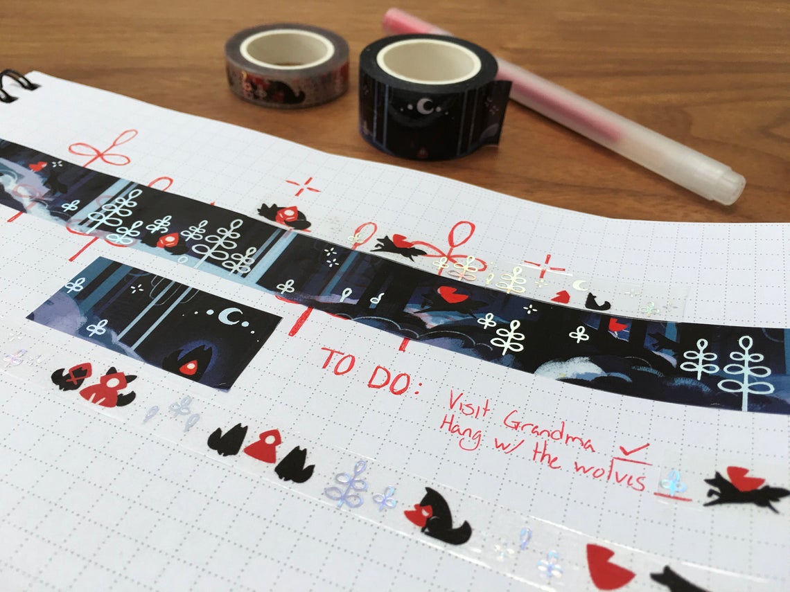 Red Hood's Wolves Washi Tape