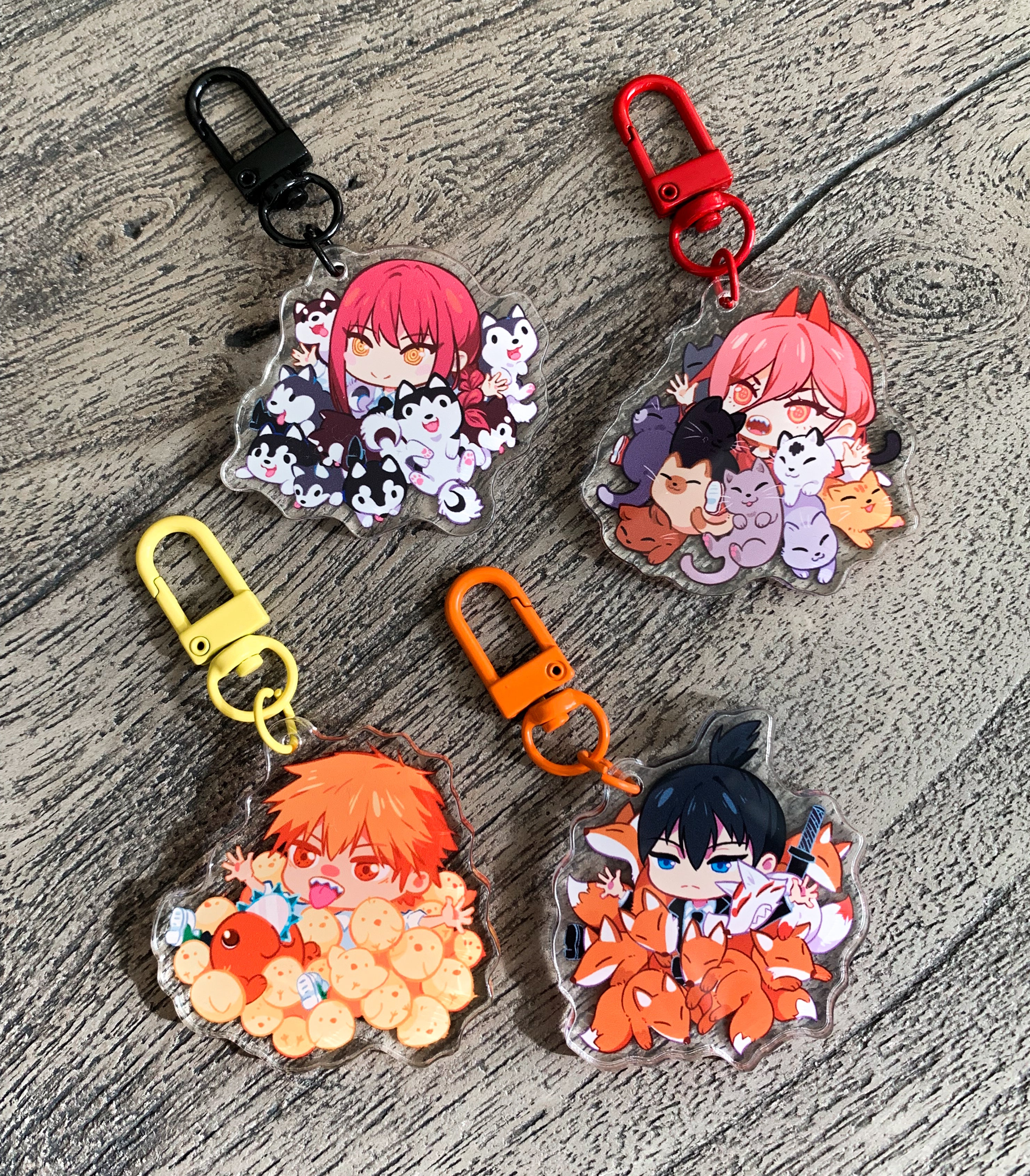 Chainsaw Man - Emaille Metal Keychain - Bei bestellen Chainsaw Man - Emaille Metal Keychain - Bei bestellen