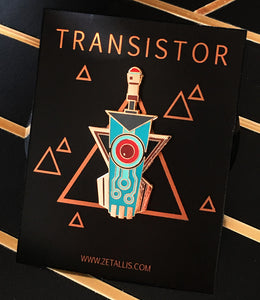 Transistor Enamel Pin