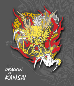 Yakuza Dragon of Kansai Enamel Pin